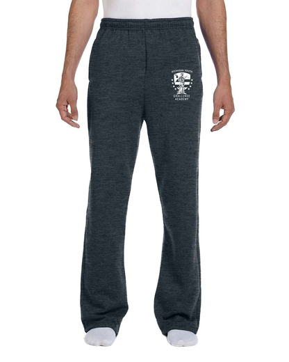 Open-Bottom Fleece Sweatpants